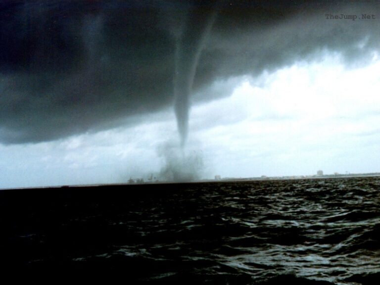 Tornadic Waterspout - The Jump